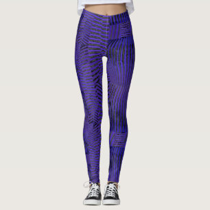 Leggings Ondes violettes