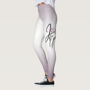 Leggings only for you white