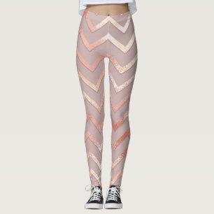 Leggings or rose : élégant motif vintage.