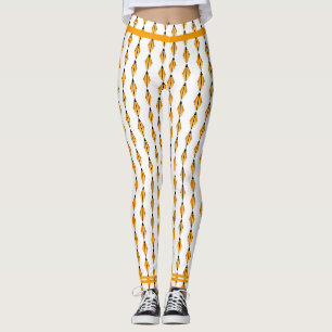 Leggings orange clair