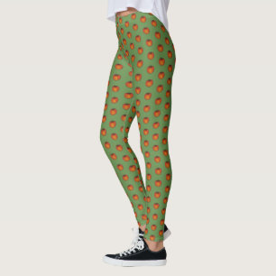 Leggings Orange Harvest Citrouille Halloween Thanksgiving F