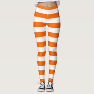 Leggings Orange Stripes