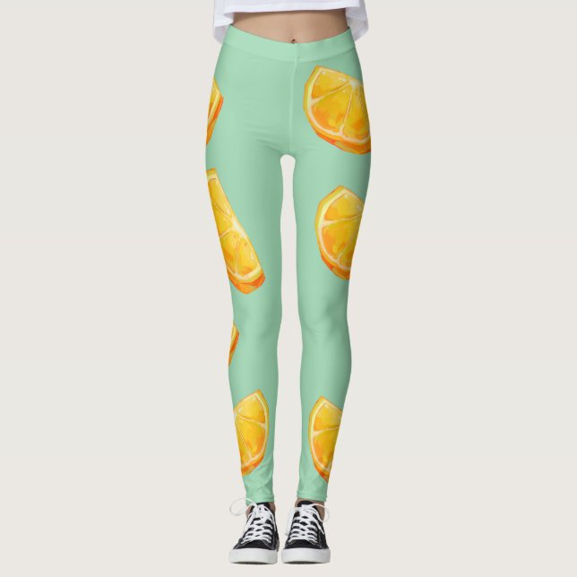 Leggings Orange, vitamine C (Devant)