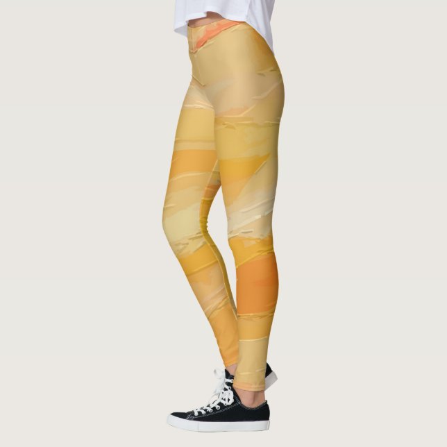 Leggings Orange | Zazzle_Growshop. (Gauche)