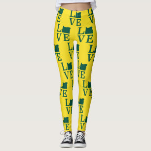 Leggings Oregon LOVE Green