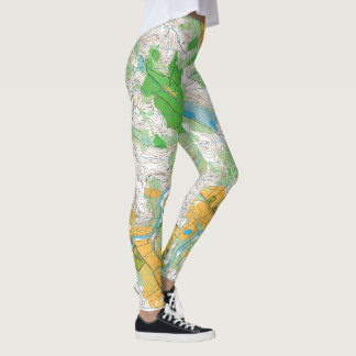 Leggings - Orienteering map1