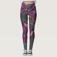 Origami Chintz (L) Dusty Purple Vert Brown