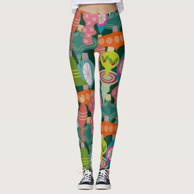Leggings Ornament Jumble (Devant)