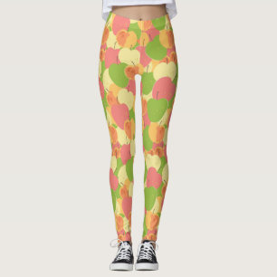 Leggings Ornement avec des pommes