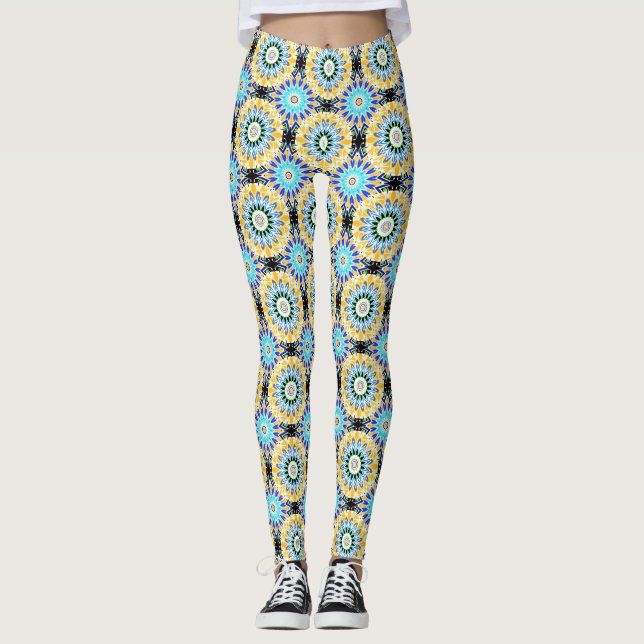 Leggings Ornement ethnique (Devant)