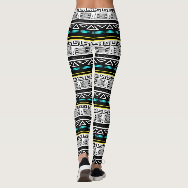 Leggings Ornement ethnique (Dos)