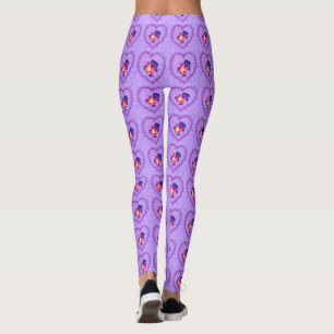 Leggings Ours de bébé avec jambières de cadeau de coeur