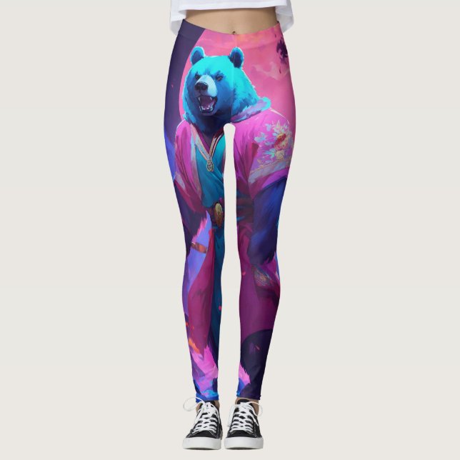 Leggings Ours polaire majestueux (Devant)