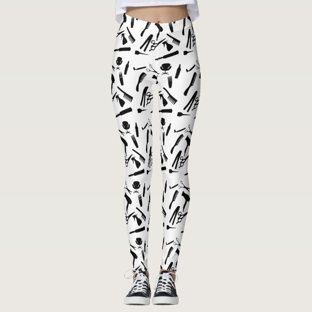 Leggings Outils de salon de coiffure (Devant)