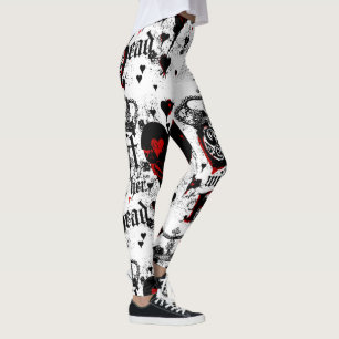 Leggings Outre de avec sa tête
