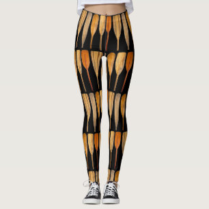 Leggings Pagaies en canoë en bois Couleur Arrière - plan pe