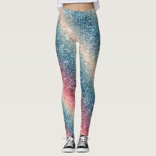 Leggings Paillettes Arc-en-ciel