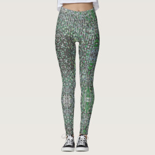 Leggings Paillettes de parties scintillant émeraude vert