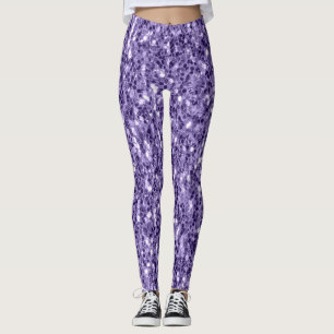 Leggings Paillettes violet ultra violet