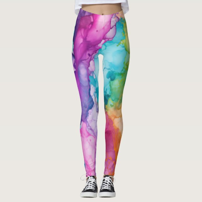 Leggings Paint coloré (Devant)
