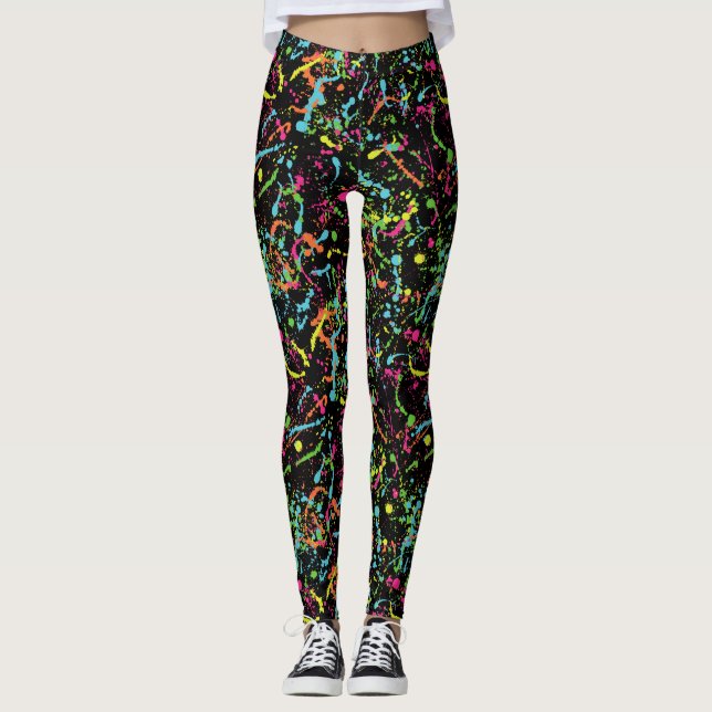 Leggings Paint Splatter (Devant)