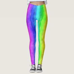 Leggings Painted Rainbow