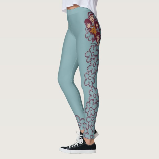 Leggings Paisely Flower Scooby-Doo et le Gang (Gauche)