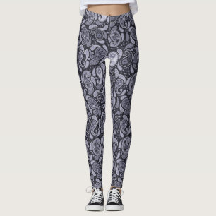 Leggings Paisley mauve