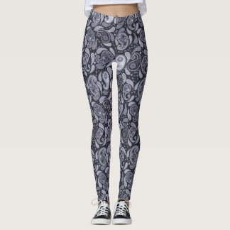 Leggings Paisley mauve
