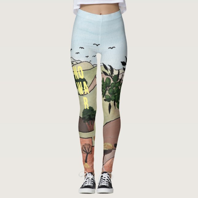 Leggings Paix de Gaza (Devant)