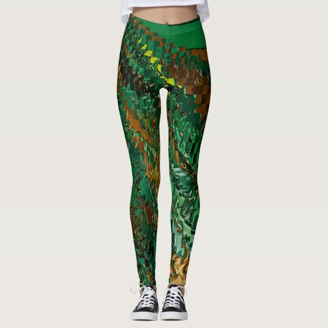 Leggings Palette de la Terre Mère... (Devant)