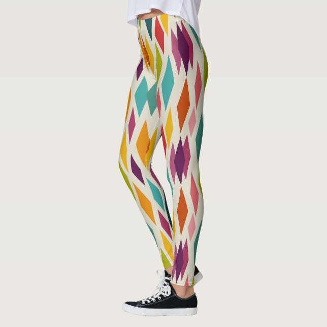 Leggings Palm Springs Diamonds Motif moderne du Moyen-siècl (Gauche)