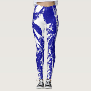 Leggings Palmiers à la conception pointue