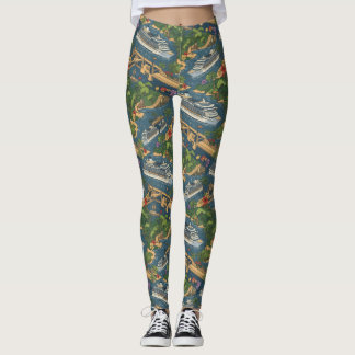 Leggings Panama Canal Cruise Tropical Passage Design