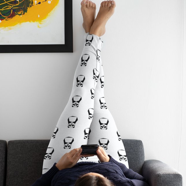 Leggings Panda géométrique (Créateur téléchargé)