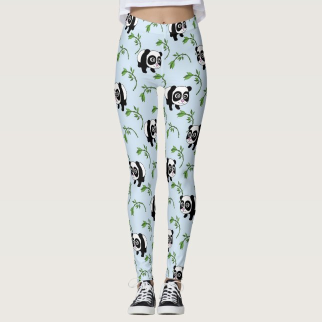 Leggings Pandas adorables (Devant)