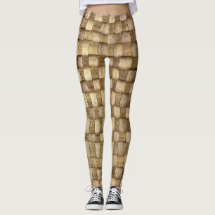 Leggings Panier d'artisanat Texture sans couture