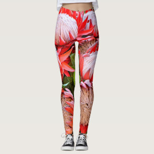 Leggings Panier de protéas sud-africains