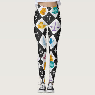 Leggings Panneau solaire Zodiac Calendrier Astrologie Thund