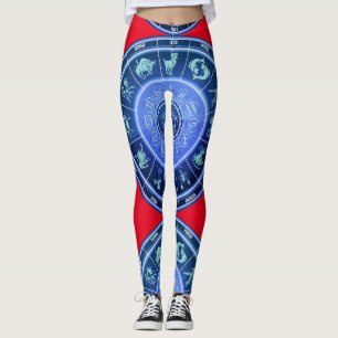 Leggings Panneau solaire Zodiac Calendrier Astrologie Thund