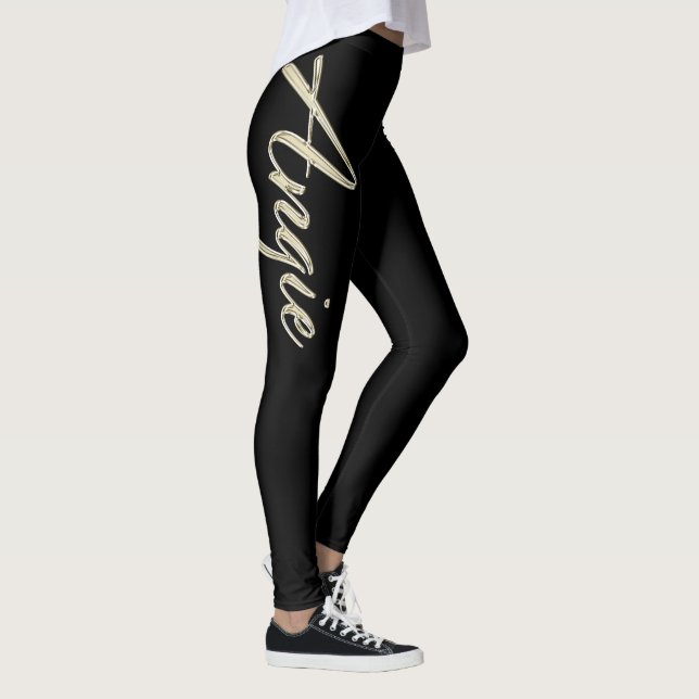 Leggings Pantalon d'Angie white gold (Droite)