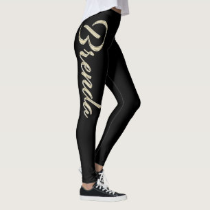 Leggings Pantalon de Brenda white gold