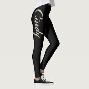 Leggings Pantalon de Cindy white gold