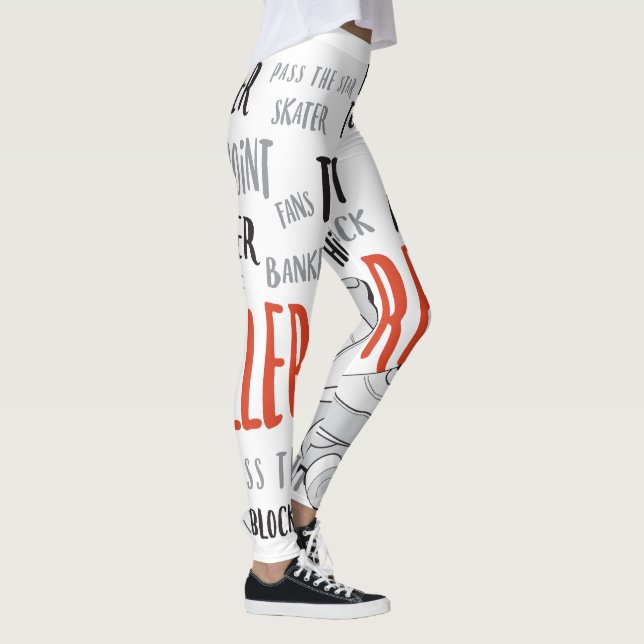 Leggings Pantalon de Derby de rouleau (Droite)