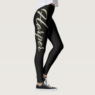Leggings Pantalon de Harper White Gold