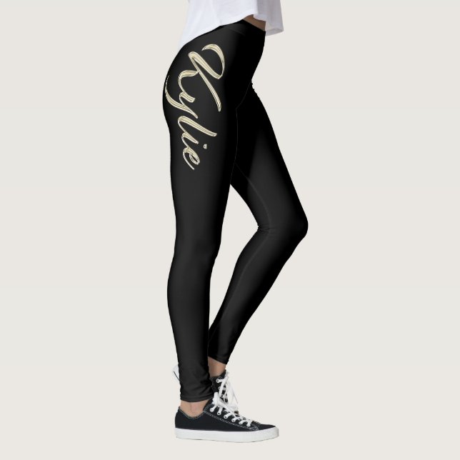 Leggings Pantalon de Kylie white gold (Droite)