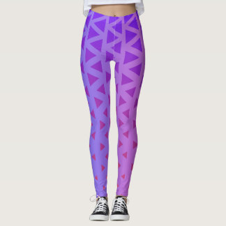 Leggings Pantalon de yoga à dégradé rose violet
