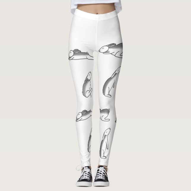 Leggings Pantalon de yoga de lapin (Devant)