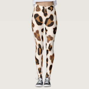 Leggings Pantalon de yoga Empreinte de léopard