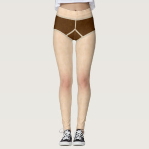 Leggings Pantalons avant Y Brown